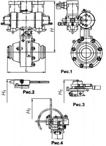 Кран шаровый 11с45п сталь Ру 16 Ду 300