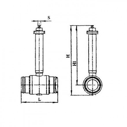 Кран шаровый МА 39032 сталь Ру 16 Ду 200/150