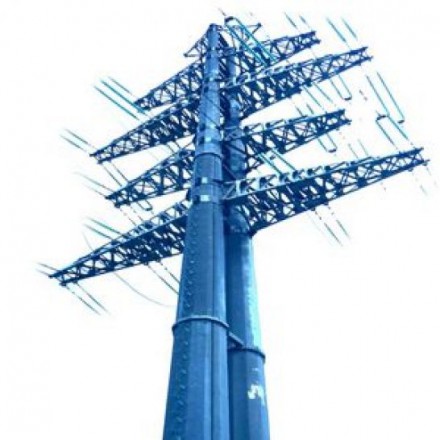 Многогранная промежуточная опора ЛЭП ПМ110-8Ф4Р